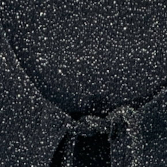 Orange Black Metallic sparkles Top Size S - Picture 7 of 8